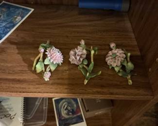 Capodimonte Porcelain Floral Sprays