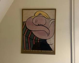 Pablo Picasso "The Dream" (Le Rêve) Guggenheim Museum Exhibition Poster