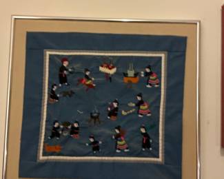 Hmong Textile Story Cloth (Paj Ntaub)