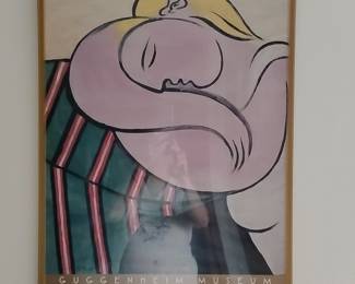 Pablo Picasso "Le Rêve" (The Dream) Guggenheim Museum Exhibition Poster