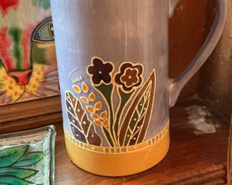 Block Basics Autumn Flowers Pitcher by Morag Benepe