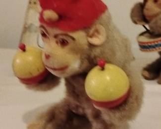Vintage Max Carl Cymbal-Playing Monkey Toy