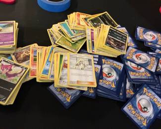 Assorted Pokémon Trading Card Game Bulk Collection with Holos and Rares
