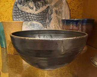 Toshiko Takaezu Studio Pottery Glazed Chawan Tea Bowl