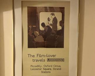 Chas Pears 'The Film-Lover Travels Underground' Poster