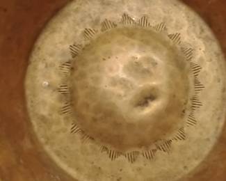 German Hand-Hammered Brass Bowl