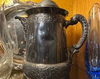 Victorian Silver Plated Coffee Pot by Meriden Britannia