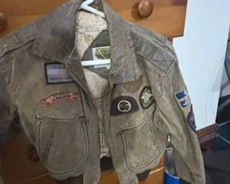 Vintage "Conrad Airborne" Leather Flight Jacket