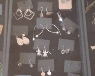 Assorted Sterling Silver and Fashion Earrings Collection