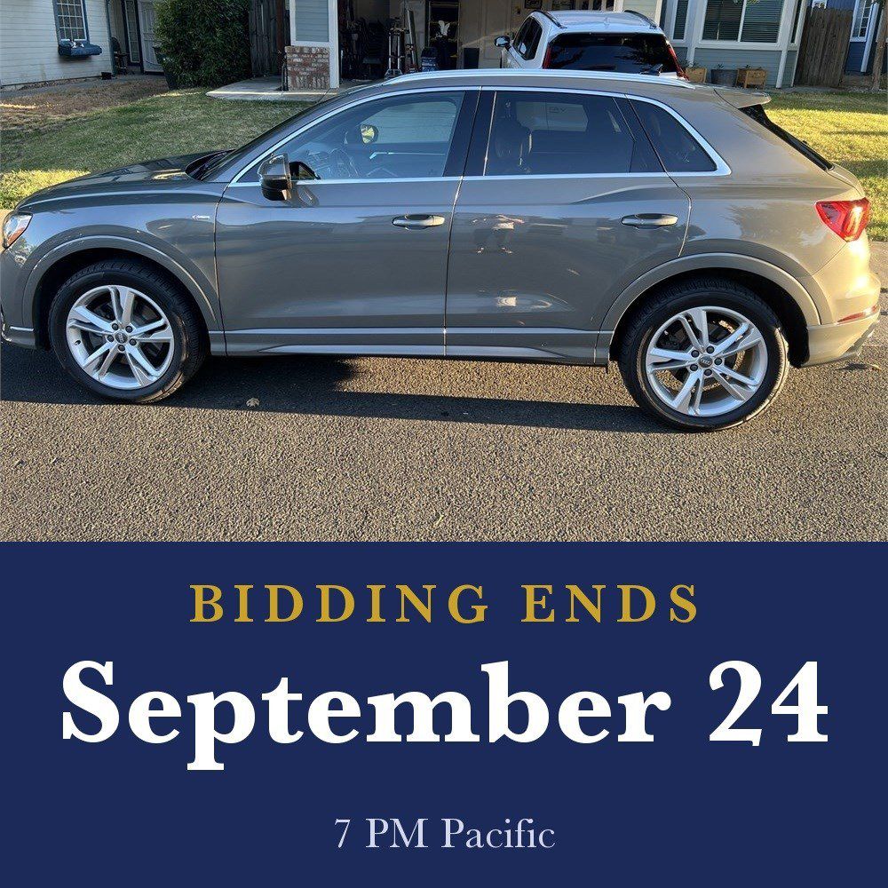 Placer Warehouse Auction: 2020 Audi Q3, Furniture, Art Glass & Collectibles