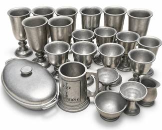 Wilton Armetale Plough Tavern Goblets & Tableware