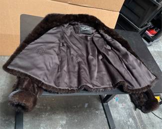 Dark Brown Mink Fur Jacket (4/6)
