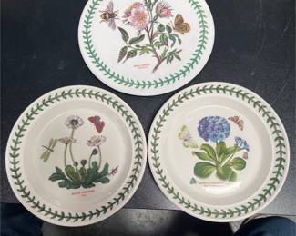 Portmeirion Botanic Garden Canisters, Coffee Pot & Plates (6/6)