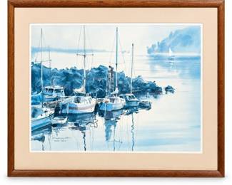Brent Heighton Break Water Framed Print