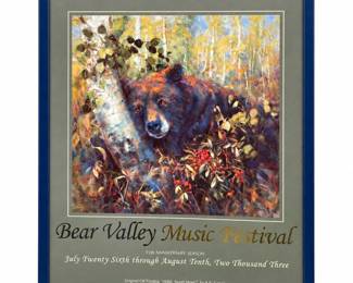 Bear Valley Music Festival 35th Anniversary Poster