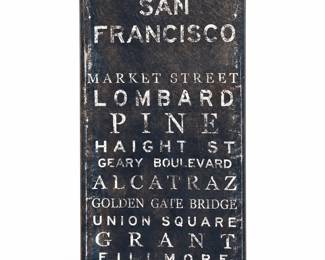 San Francisco Street Sign Canvas Print