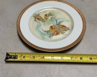 Charles Martin Limoges Hand-Painted Floral Plate (6/6)