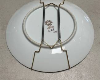 Noritake Savoy Hand-Painted Floral Display Plate (3/6)