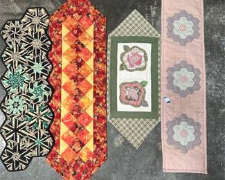 Quilted Table Runners with Assorted Patchwork (2/2)