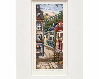 Nicole Ouellet “Si tôt le matin” Signed Print