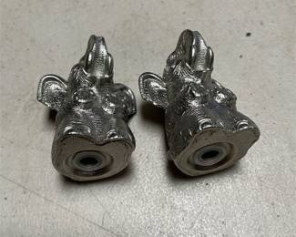 Pewter Baby Elephant Salt and Pepper Shakers (3/5)