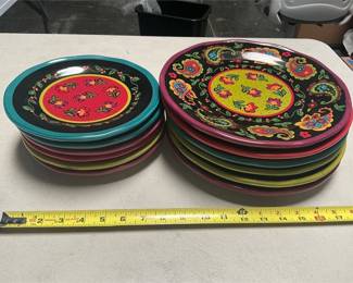 Certified International Guadalupe Dinner and Salad Plates (6/6)