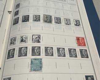 H. E. Harris Ambassador World Stamp Album with Stamps (5/5)