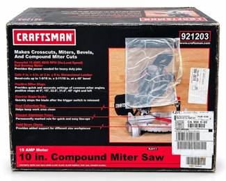 Craftsman 21203 10-Inch Compound Miter Saw
