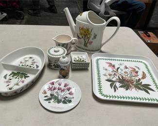 Portmeirion Botanic Garden Serving Bowls, Platter & Tray (6/6)