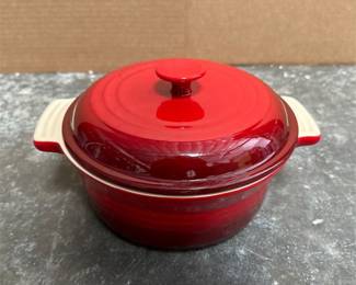 Le Creuset Heritage Red Stoneware Covered Casserole (2/2)