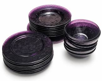 Bormioli Rocco Palatina Amethyst Glass Dinnerware