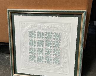 Judy Severson “Angel Breath” Framed Embossed Print (2/5)