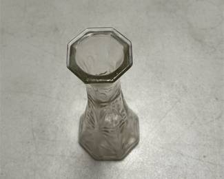 Hoosier Glass 4063-B Clear Glass Bud Vase (5/6)
