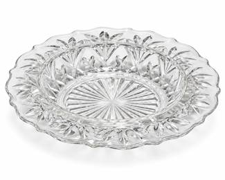 Anchor Hocking Pineapple Glass Butter Dish Base