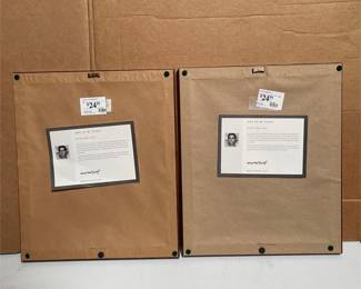 Pair of Chad Barrett Banana and Date Palm Prints, Burl Frames (3/3)
