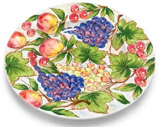Ancora Italian Hand-Painted Fruit Serving Platter