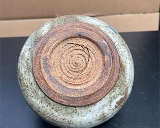 Speckled Glaze Studio Pottery Bud Vase (3/4)
