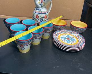 Euro Ceramica Zanzibar Tableware & Sangria Pitcher (3/6)