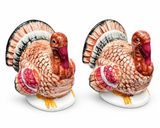 Ceramic Turkey Salt and Pepper Shakers