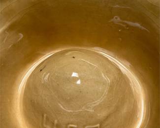 Yellow Ceramic Sombrero Chip-and-Dip Serving Dish (5/6)