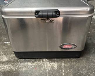 Coleman Stainless Steel Cooler with Protective Cover