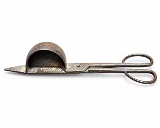 Iron Candle Snuffer and Wick Trimmer Scissors