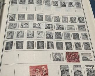 H. E. Harris Ambassador World Stamp Album with Stamps (3/5)