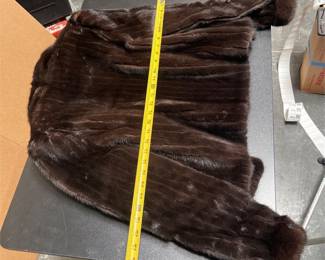Dark Brown Mink Fur Jacket (6/6)
