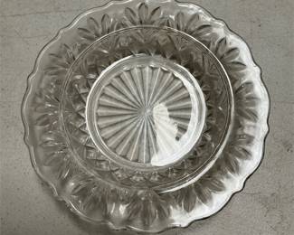 Anchor Hocking Pineapple Glass Butter Dish Base (4/5)