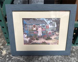 Ravenel Gaillard Framed Produce Stand Print (2/2)