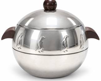 West Bend Penguin Hot & Cold Server / Ice Bucket
