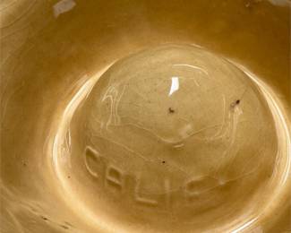 Yellow Ceramic Sombrero Chip-and-Dip Serving Dish (4/6)