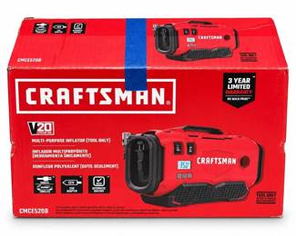 Craftsman V20 CMCE520B Multi-Purpose Inflator, Tool Only