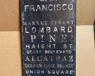 San Francisco Street Sign Canvas Print (2/3)
